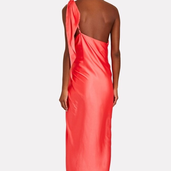Baobab Marea Satin One Shoulder Dress Size M worn once! - Picture 2 of 5